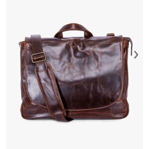 Moore & Giles Wynn/Brompton Leather Mail Bag - Brompton Brown (Orig. $815)
